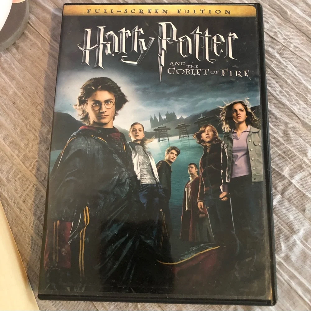 HARRY POTTER Goblet of Fire book # 4 paperback & dvd